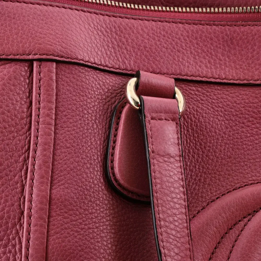Gucci Soho Zip Tote Leather Small #254153G78B - Picture 6 of 8